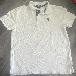 U.S. Polo Assn. White Polo Shirt for Kids